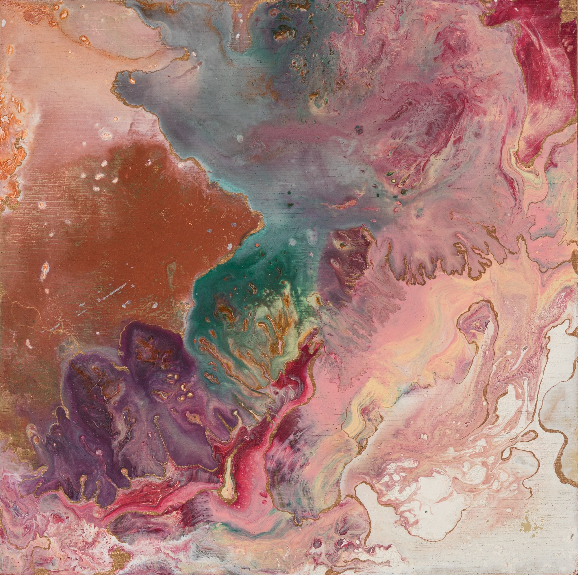 ブルーム　ペブルビーチ　絵画 Deep Bloom – FLOLUX
